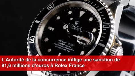 rolex licenciement|The Autorité de la concurrence fines Rolex €91,600,000 for .